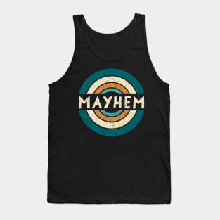 Vintage Mayhem Proud Name Colorful Birthday 70s 80s 90s Styles Tank Top